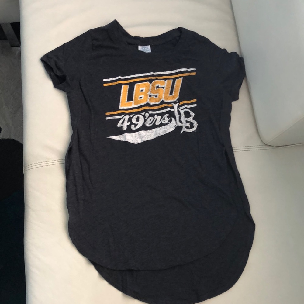 Rivalry Threads grey LBSU T-shirt, size S (4/6)